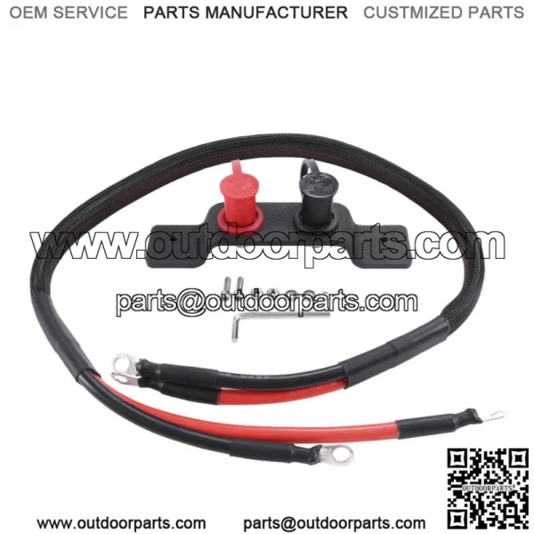 For Can-Am Maverick X3 Remote Battery Terminal Relocation Kit Battery Jump Post  (For: More than one vehicle) - Image 2
