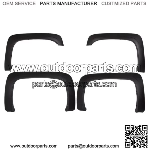 Fender Flares Fit For 07-13 Silverado 1500 Standard Cab & Extended Cab (For: More than one vehicle)