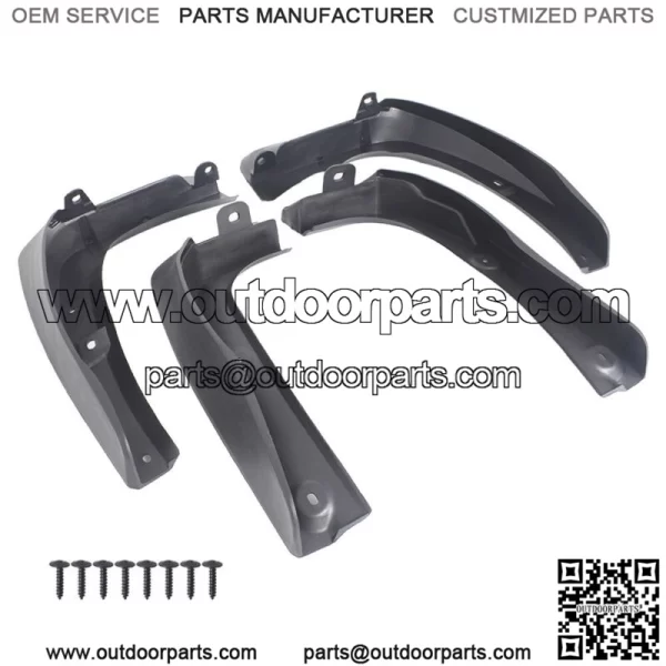 4pcs Front & Rear LH RH Splash Guards Mud Flaps For Toyota Highlander 2014-2019 - Image 2