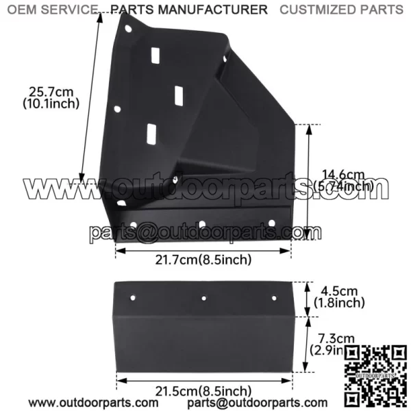 2PCS Mud Guards Mud Flaps Compatible with Polaris RZR XP 1000 900 S,for 2879938 - Image 3