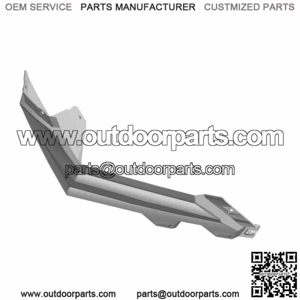 Polaris Fender, Rear, Right, Voodoo Blue,  OEM Part 5450077-619, Qty 1 (For: Polaris) - Image 4