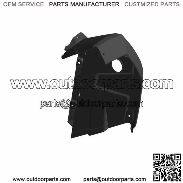 Polaris Front Fender, Right, White Lightning,  OEM Part 5453278-599 (For: Polaris)