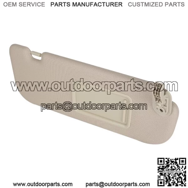 Front Right Side Sun Visor&Makeup Mirror Beige For 2011-2015 Hyundai Elantra MD - Image 4