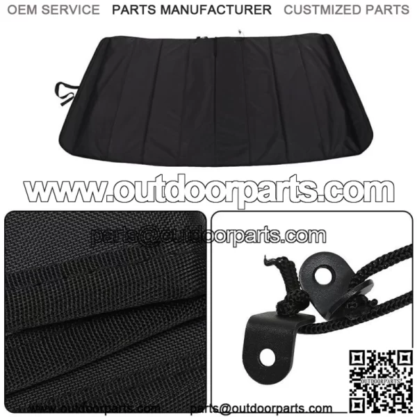 Insulated Blackout Front Windshield Cover For 2007-2022 Mercedes-Benz NCV3/VS30 - Image 3