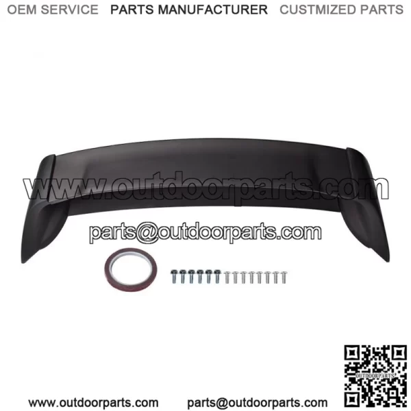 Mugen style Rear Trunk Spoiler Wing Unpainted for Honda 2006-11 Civic 4DR Sedan - Image 2