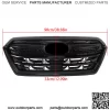 For Subaru Forester 2022-2024 Front Bumper Upper Grille Gloss Black 91121SJ440 - Image 3