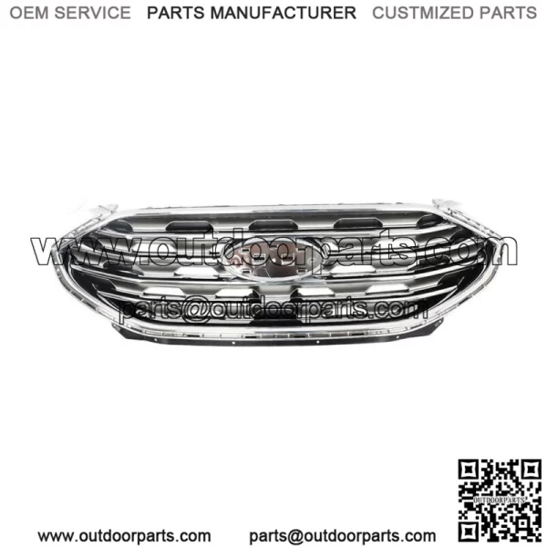 Front Upper Bumper Grille Chrome For 2019-2022 Ford Edge KT4B-8200-AK