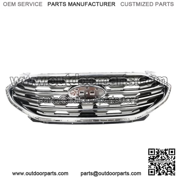 Front Upper Bumper Grille Chrome For 2019-2022 Ford Edge KT4B-8200-AK - Image 2