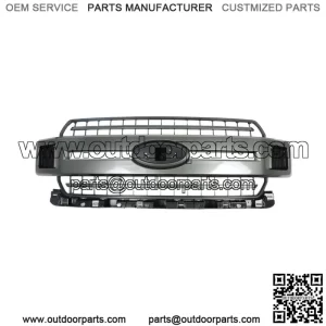 JL3Z-8200-FCPTM Front Upper Hood Grille Gray For Ford F-150 XLT XL 2018-2020