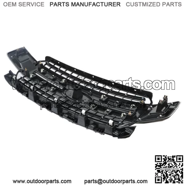 JL3Z-8200-FCPTM Front Upper Hood Grille Gray For Ford F-150 XLT XL 2018-2020 - Image 3