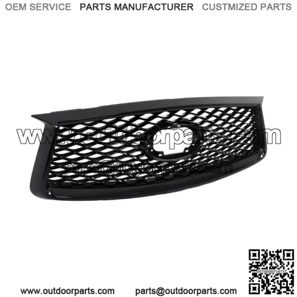 Gloss Black Frount Bumper Grille W/o Camera For 2019-2022 Infiniti QX50 - Image 3