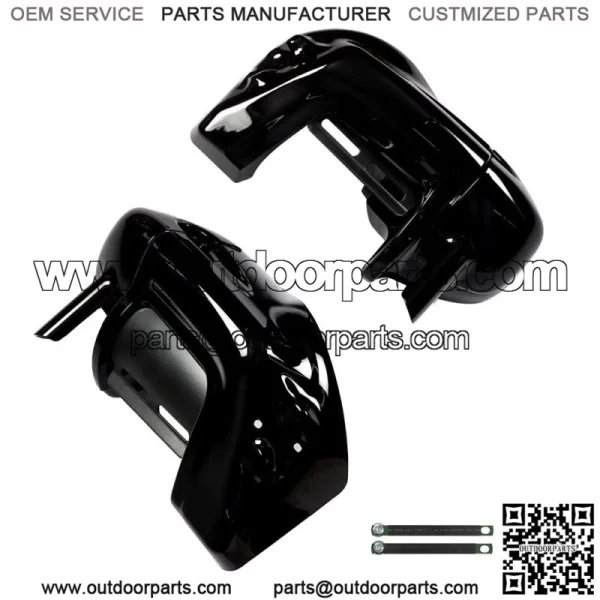 Lower Vented Leg Fairings + 6.5" Speaker Box Pods For Road Street Glide 83-13