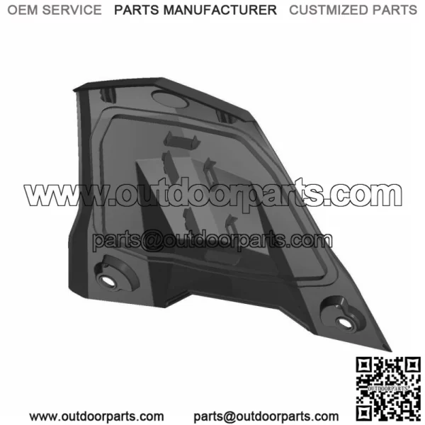 Polaris Center Hood, White Lightning,  OEM Part 5454554-599(For: Polaris)