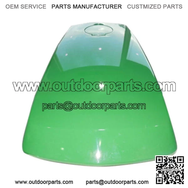 New Upper Hood with Assembled Fuel Door /Catch /Clips Fits John Deere 4300 - Image 2