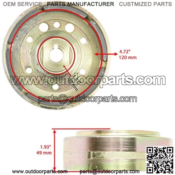 Stator Flywheel Rotor Compatible with Suzuki LTF400 LT-F400F Eiger 400 2x4 4x4 2002 2003-2007 - Image 2