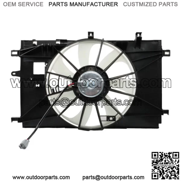 Cooling Fan Radiator Condenser Fan Assembly For 2020-2022 Toyota Corolla 1.8L