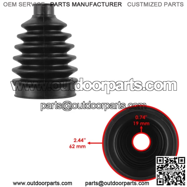 Front Axle Outer Inner CV Boot Kit for Polaris Sportsman X2 570 2015 2017 - Image 2