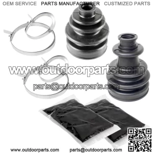 Rear Axle Inner Outer LH RH CV Boot Kit for Polaris Sportsman 570 6X6 2018-2020 (For: Polaris Sportsman 570)