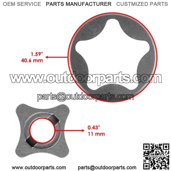 Gerotor Assembly For Polaris Sportsman 570 EFI 2015 (For: Polaris Sportsman 570) - Image 2
