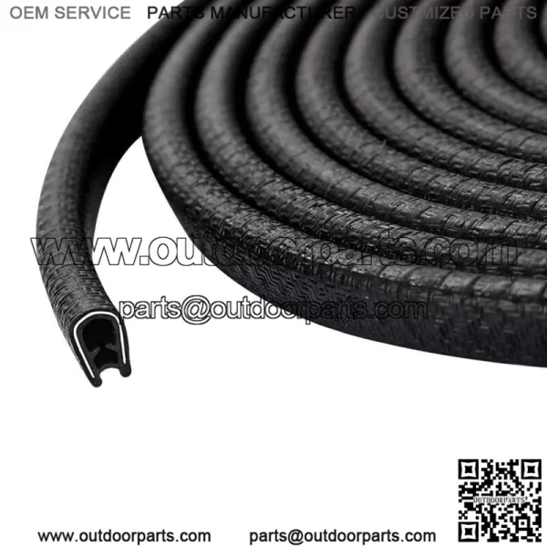 6m Rubber Seal Strip Decoration Car Parts Door Window Push-On Pinch Weld Trim (For: More than one vehicle)