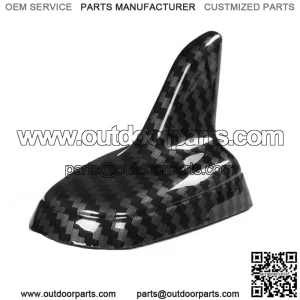 Black Carbon Fiber Look Car Roof Aerial Shark Fin Style Antenna Decor Trim Parts (For: Ford F-150)
