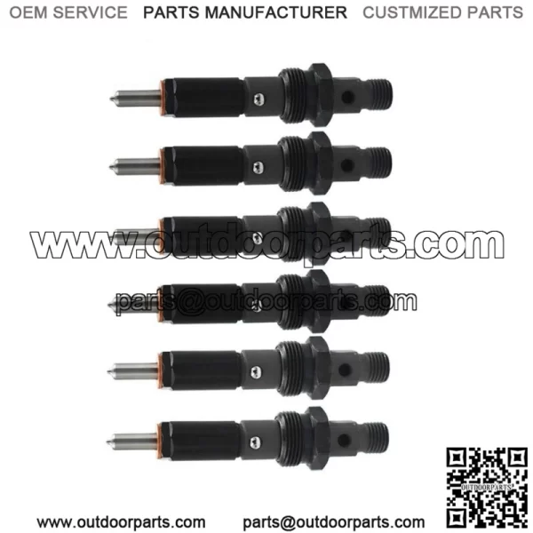 Diesel Fuel Injector Set for 94-98 Dodge Cummins 40-60 HP M14 145 6*14  5.9L