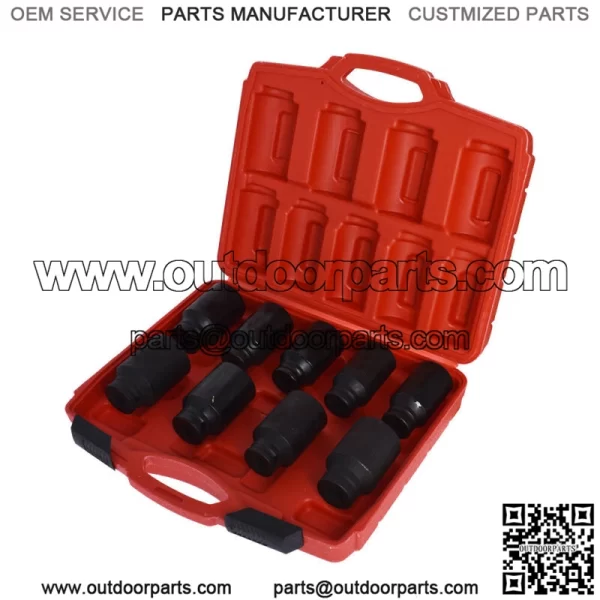 Deep Impact Socket Set 1/2" Drive Metric Axle Hub Nut Socket 29-38mm - Image 2