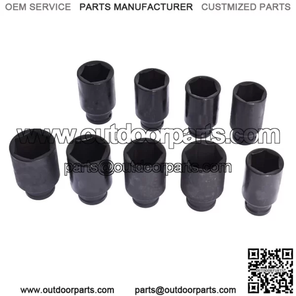 Deep Impact Socket Set 1/2" Drive Metric Axle Hub Nut Socket 29-38mm - Image 4