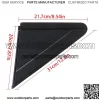 Driver Left Side Mirror Flag Applique For 2008-2020 Grand Caravan Town & Country - Image 3