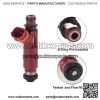 No.MD357267 Fuel Injector for Mitsubishi Montero Limited XLS 2001-2002 3.5L Red - Image 3