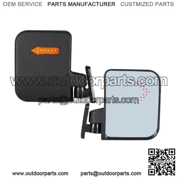 Golf Cart Side Mirrors W/ Led Arrow Turn Signal For EZGO Club Car YAMAHA - Image 3