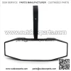 Rear View Center Side UTV ATV Mirror Black 1.75" Bar For Polaris General RZR XP