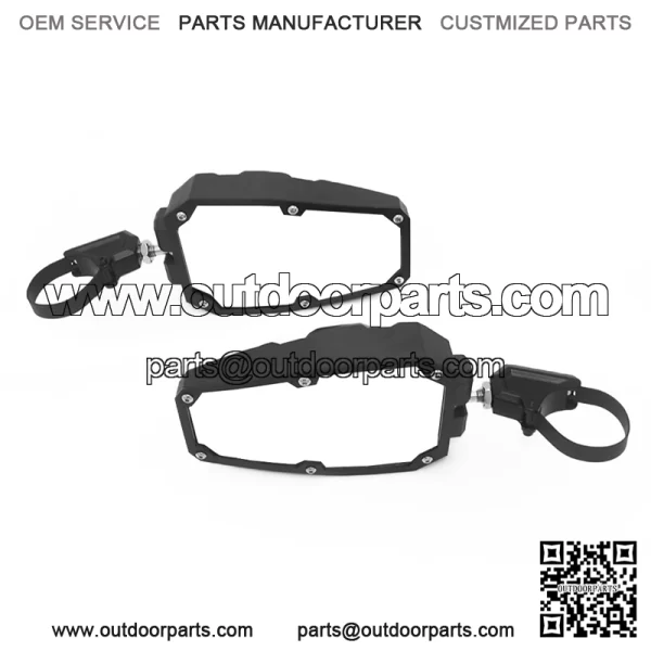 UTV Side Mirrors with 1.65" -2" Roll Bar - Image 3