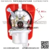 Bike Engine Red Carburetor for 2 Stroke 80cc Bicycle Motorized Engine Kit