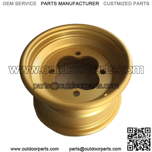 10" Front Wheel 4x144 Hole Size Model: 144G(Gold | Anodized) - Image 2
