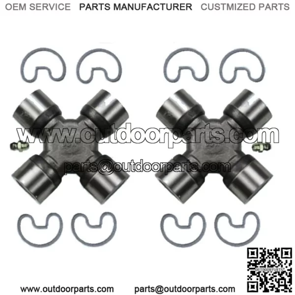 2 Premium Driveshaft Universal Joint Front Center Rear Greasable  (For: More than one vehicle)
