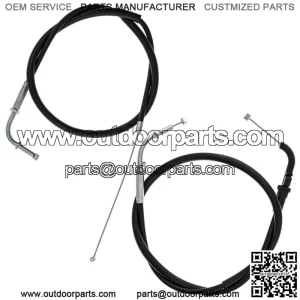 Push Pull Throttle Cable Set Kawasaki Ninja ZX6 ZX6R ZX600 54012-1395 (For: Kawasaki)