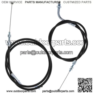 Push Pull Throttle Cable Set Kawasaki KZ1000B 550 LTD KZ550CKZ650H 650CSR (For: Kawasaki)