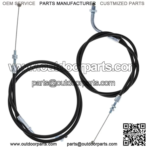 Push Pull Throttle Cable Set Kawasaki KZ1000B 550 LTD KZ550CKZ650H 650CSR (For: Kawasaki)