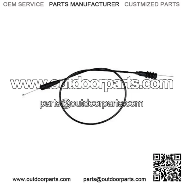 NEW - 03-0357 - Black Vinyl Pull Throttle Cable  Kawasaki KX250  (For: Kawasaki)