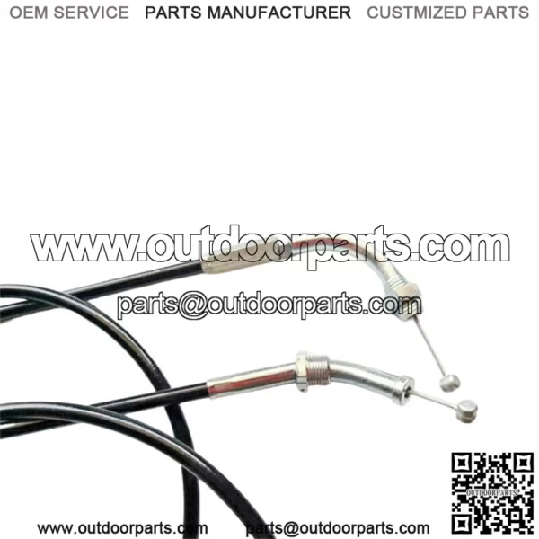 FOR Honda XL250 K0/K1/K2/'76 XL350 K1 K2 Throttle Cable A+B Set New - Image 2