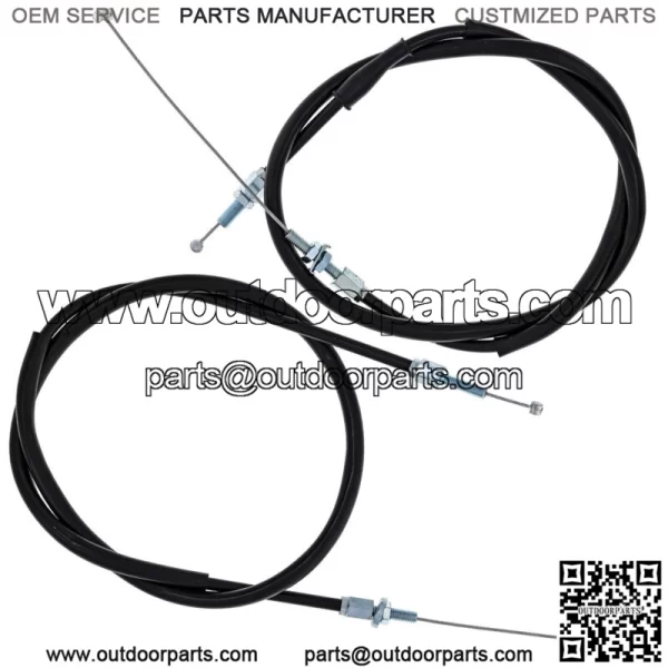 Push Pull Throttle Cable Set Honda XR200R 17910-KG0-405 17920-KT1-671 (For: Honda)