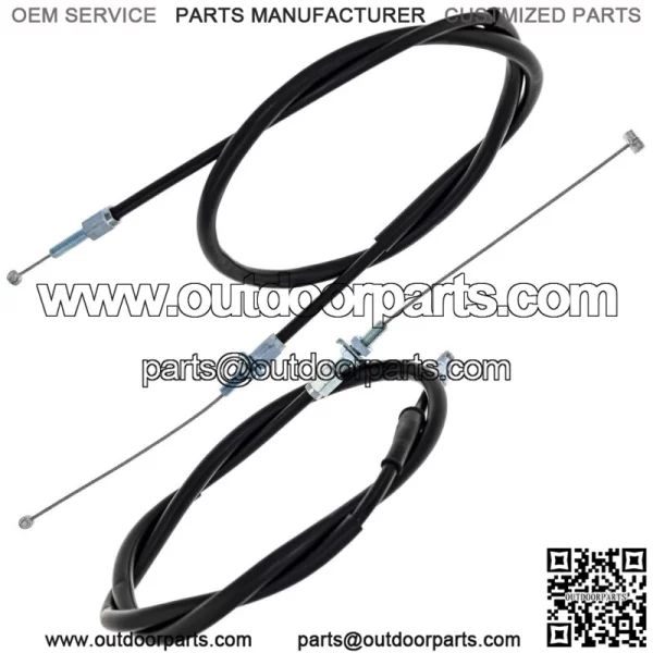 Push Pull Throttle Cable Set Honda XR200R 17910-KG0-405 17920-KT1-671 (For: Honda) - Image 2