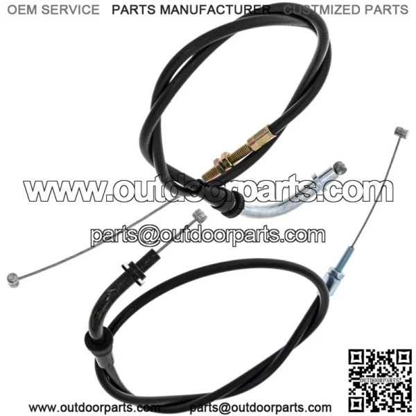 Push Pull Throttle Cable Set Suzuki YZF-R6 YZF-R6S 5SL-26312 5SL-26311 - Image 2