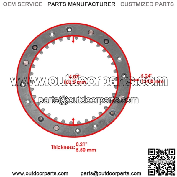 13089-0024 130890024 Clutch Plate SPG Comp for Kawasaki - Image 2
