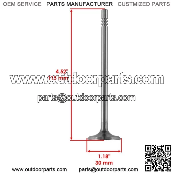 Exhaust & Intake Valve for Polaris Sportsman 800 EFI 2005-2014 (For: Polaris Sportsman 800) - Image 2