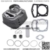 Cylinder Kit 223CM3 For Honda ATC200 ARC XL200 250cc Piston 65.5mm Rings Gaskets - Image 2