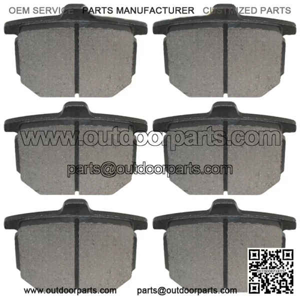 Brake Pads for Honda GL1100I Goldwing Interstate 1980 1981 Front Rear Brake Pads