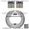 for Suzuki GS550 GS550L 1983 1984 1985 1986 Front Brake Pads & Rear Brake Shoes