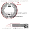 for Suzuki GS550 GS550L 1983 1984 1985 1986 Front Brake Pads & Rear Brake Shoes - Image 2